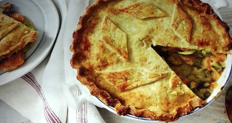 Cheese and vegetable pie
