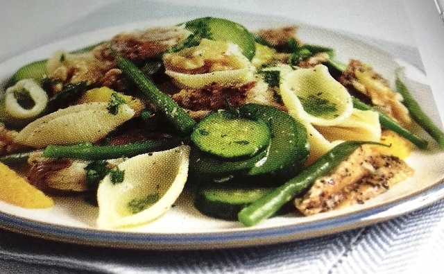 Pasta and mackerel salad