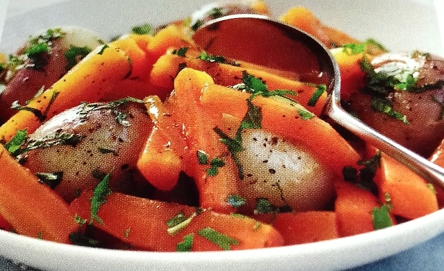 Glazed carrots and turnips