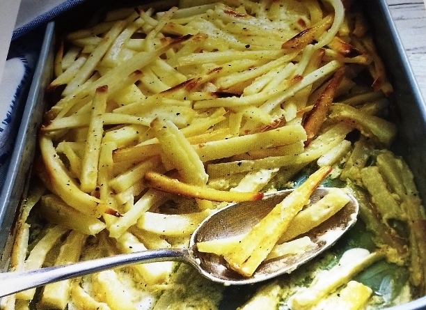 Ginger parsnips