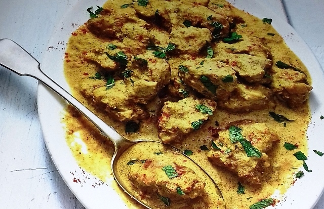 Fragrant lamb korma