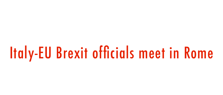  Italy-EU Brexit officials meet in Rome 