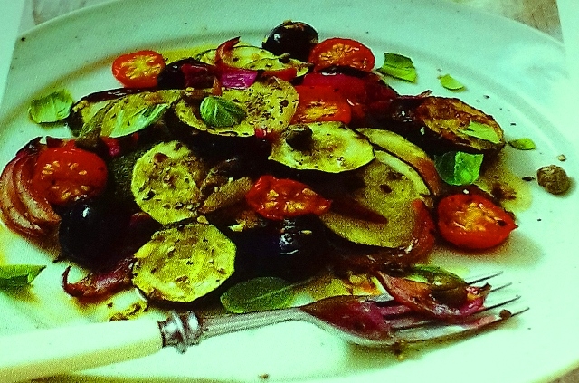 Roast vegetables nicoise
