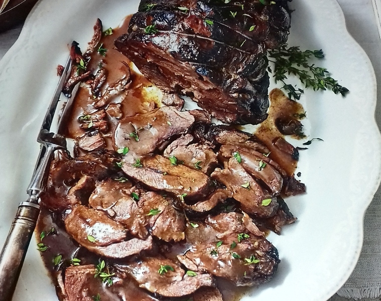 Pot roast venison
