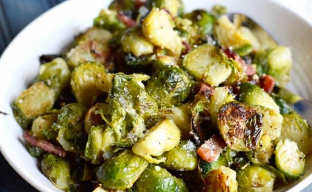 Aromatic Brussels sprouts