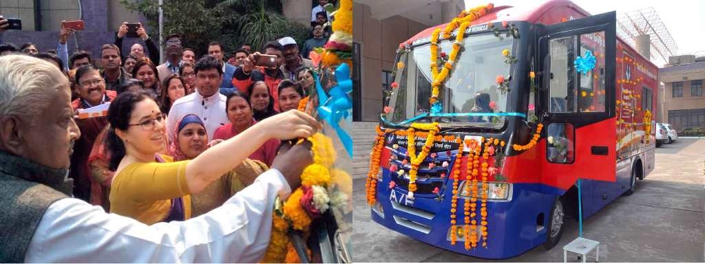 Minister Aqueel dedicates mobile blood collection van to public