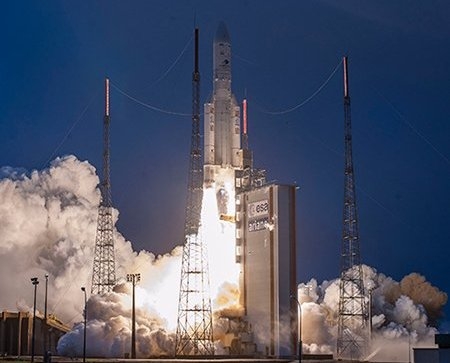 India’s communication satellite GSAT-31 launched successfully from French Guiana