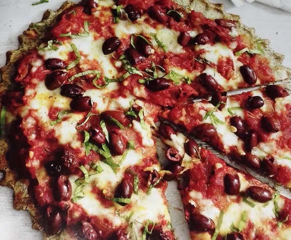 Tomato and olive tart