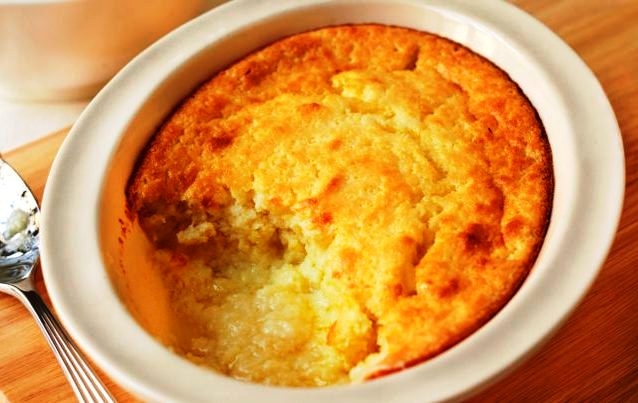 Magic lemon pudding