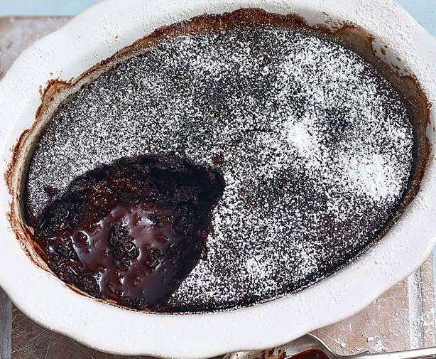 Magic chocolate pudding