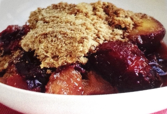 Plum crumble