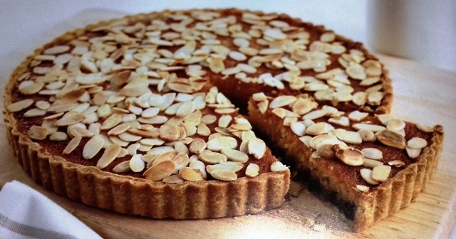 Mincemeat and almond tart