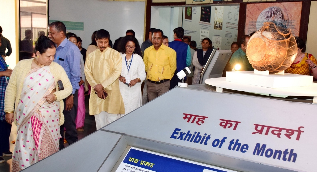 ‘URUMILI’ a tpe of musical drum became popular amongst visitors at IGRMS, Bhopal