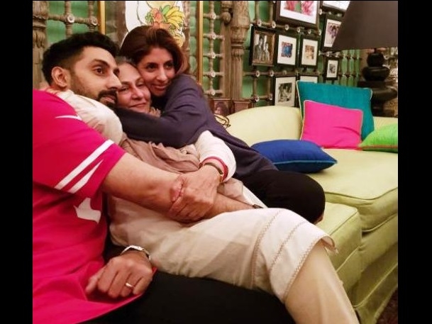 Happy B’day ‘O Captain My captain’ Abhishek and Shweta wishes mom Jaya