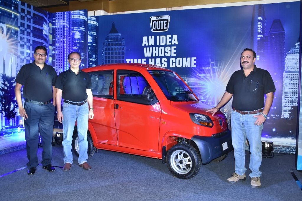 Bajaj Auto launches India’s first Quadricycle ‘Qute’ in Madhya Pradesh and Chhattisgarh