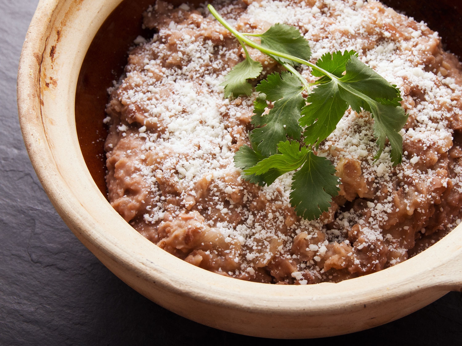 Mexican refried beans
