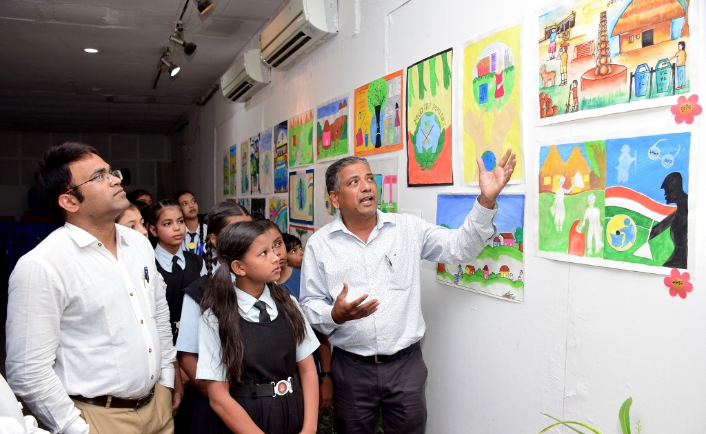Poster painting exhibition on museum and tourism held at IGRMS