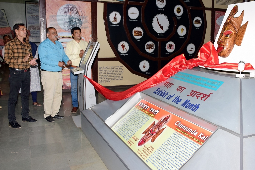 “Chamunda Kali” wooden mask of Goddess Kali is ‘Exhibit of the Month’ at IGRMS 