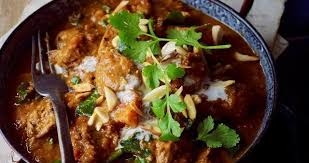 Lamb kumara almond curry