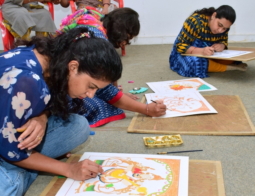 Glow of Mysore painting always remains intact due to natural colors and advanced technique - Chandrika