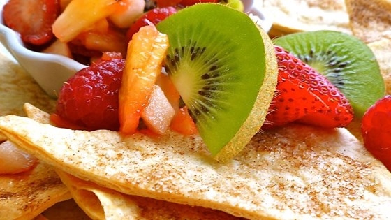 Fruit Salsa and Cinnamon Chips