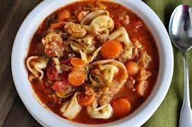 Italian Sausage Soup with Tortellini