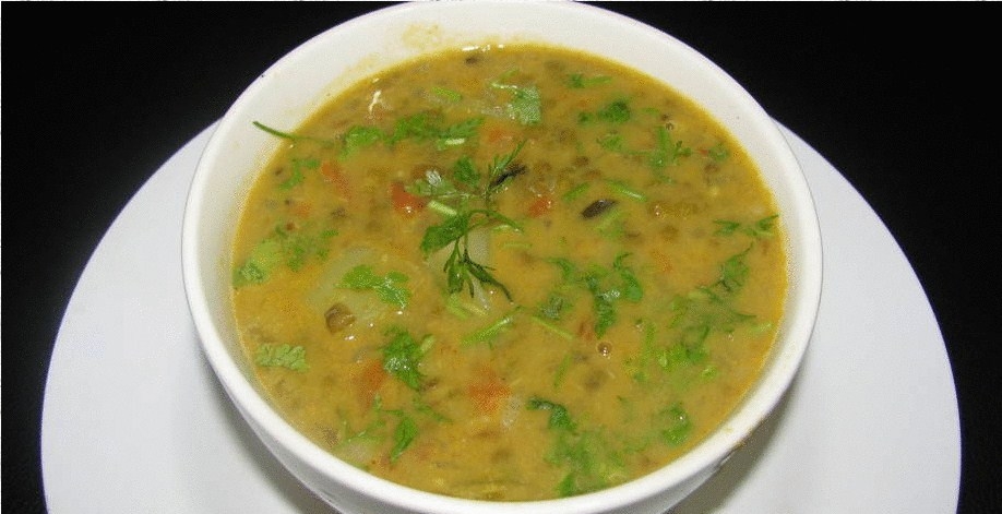 Moong Dal Kiwi Coconut Soup