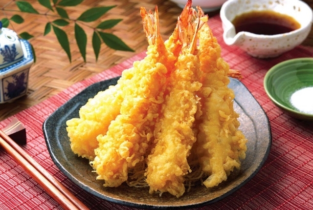 Japanese prawn tempura