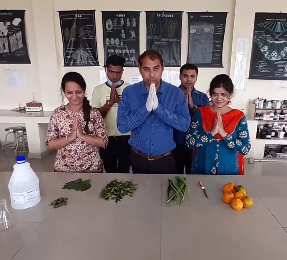 People's University's SOPR department creates affordable herbal hand sanitizer