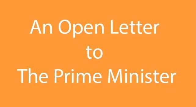 An Open Letter to Prime Minister  