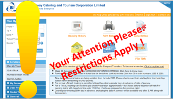 Train E-Ticketing Curbs to Tame Touts 
