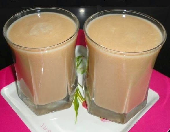 Chikoo milkshake 