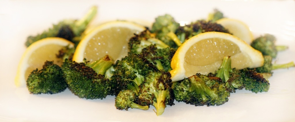 Roasted Garlic Lemon Broccoli