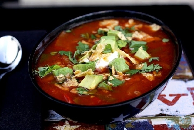 Vegetarian Tortilla Soup