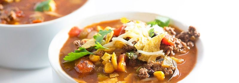 Beef Taco Tortilla Soup