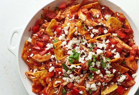 Easy Skillet Chilaquiles
