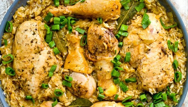 One-Pot Jerk Chicken and Rice