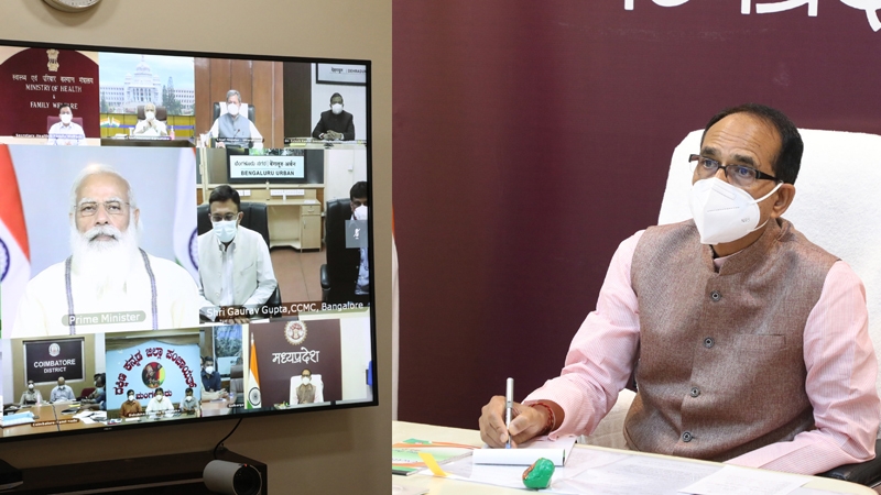 PM Modi appreciates Madhya Pradesh’s public-participation model in Corona management