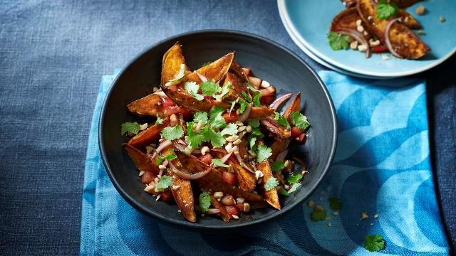 Sweet potato chaat