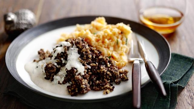 Haggis, clapshot 