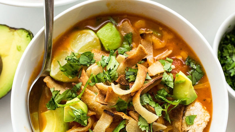 Creamy Butternut Chicken Enchilada Soup