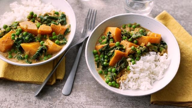 Microwave vegetable curry