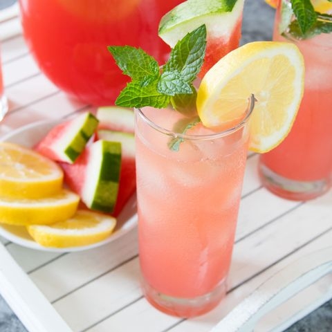 Fresh Watermelon Lemonade