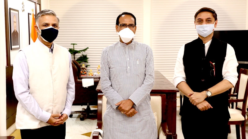 Chief Economic Adviser to the Government of India Sanjeev Sanyal calls on Chief Minister Chouhan