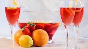 Cranberry Elderflower Champagne Punch