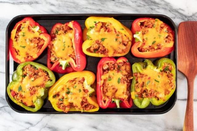 Turkey Stuffed Peppers