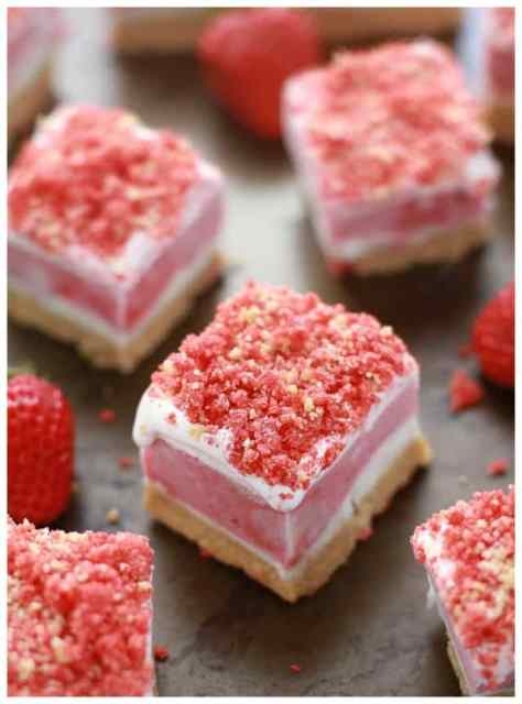 Strawberry Shortcake Ice Cream Cake