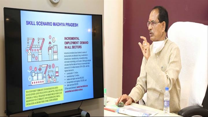 Training to unemployed to be given according to work – CM Chouhan