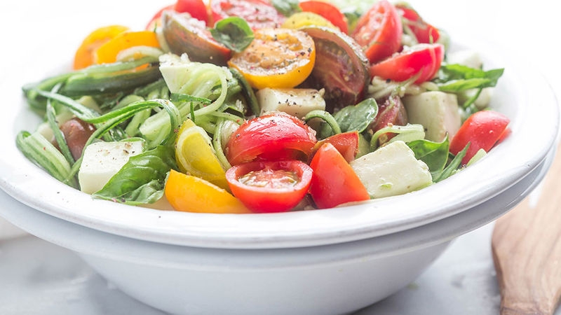 Cucumber Caprese Salad