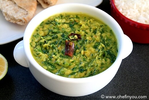 Spinach And Dhal Curry